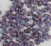 Superduo Purple Vega On Crystal Miniduo 00030-15726 Czech Beads x 10g